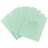 Тетради в клетку Hatber, 18 листов, зеленые, 10 штук