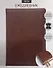 Ежедневник дат. 2026г. А5 176л "Britannia" коричневый, рецикл.кожа, тв.переплет, поролон, торнир.блок, внутр.карман, зол.обрез, ляссе, In Folio - 0