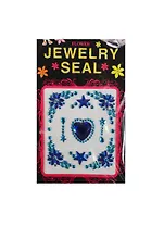 Стразы отдельные на пленке Jewelry Seal (1461-2/14) (синее сердце)