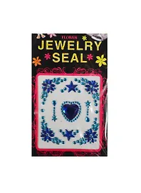 Стразы отдельные на пленке Jewelry Seal (1461-2/14) (синее сердце)