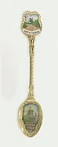 Ложка эмаль СПб Исаакий т. зол.[SP1-1-00001]