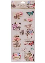 3D Наклейки Розы (WX-003W)