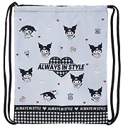 Мешок для сменной обуви "Kuromi. На стиле" 37 х 47 см, 1 отделение