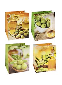 Пакет подарочный бумажный А4 26*32*12,5 "Olive", жен., мат. ламинат, Kairui