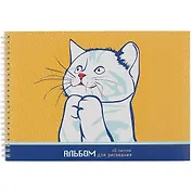 Альбом для рисования Listoff, Kitty, А4, 40 листов, на гребне