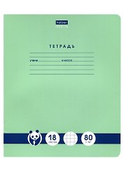 Тетрадь в клетку Hatber, "Панда-Тетрадь", 18 листов