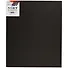 Холст грунтованный на подрамнике, 50 х 60 см, чёрный - 0