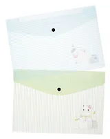 Папка-конверт на кнопке А4 "Котики" ассорти