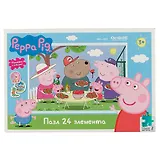 Пазл ORIGAMI 24эл 32,8*22см Свинка Пеппа. Отдых на природе 04286