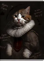 Тетрадь в клетку Listoff, "Пушистые аристократы", А4, 96 листов