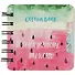 Записная книжка 90*90 55л лин. "Colour book" карт.обл., вырубка, спираль, инд.уп., ассорти - 2