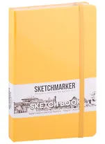 Скетчбук 13*21 80л "Sketchmarker" оранжевый, нелинованн. 140г/м2, слоновая кость, тв.обл.