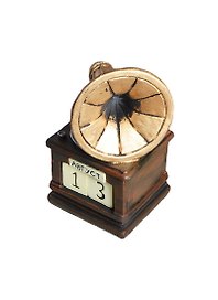 Сувенир, Феникс, Календарь декоративный "Граммофон" 10,5*10*18см, полирезина