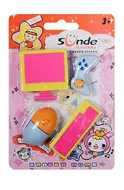 Набор Ластики пазлы Компьютер (блистер)