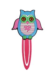 Закладка-скрепка "Совы.Owls", ассорти