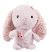 Мягкая игрушка Зайка волнистые ушки сиреневый
