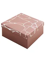 Коробка подарочная Milk chocolate 15*15*7,5см, картон