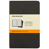 Набор книг для записей Moleskin Cahier Journal Pocket, 3 штуки, мягкая обложка, 32 листа, А6