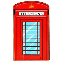 Обложка для паспорта фигурная TELEPHONE (841288)