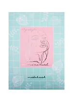 Книга для записей А4 80л кл. "В моём стиле" 7БЦ, мат.ламинация, 3D фольга