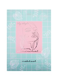 Книга для записей А4 80л кл. "В моём стиле" 7БЦ, мат.ламинация, 3D фольга