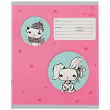 Тетрадь в линейку Unnika, "Лучшие друзья", 12 листов, в ассортименте