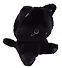 Мягкая игрушка Котик сидит (черный) (20см) (12-0960-202507-T1) - 2