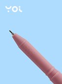 Гелевая ручка пиши-стирай синяя автоматическая 0,5 мм, Wave, Yoi - 1