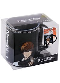 Кружка в подарочной упаковке Аниме Death Note Kira & L Heat Change (керамика) (460 мл)