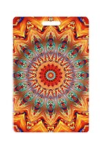 Сувенир, Чехол для карточек Мандала красная (ДК2017-090) 10х6,5х0,1см (блистер)