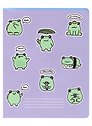 Тетрадь общая «Kawaii. Лягушки», 48 листов в клетку, A5 - Эксмо