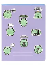 Тетрадь в клетку Эксмо, "Kawaii. Лягушки", 48 листов