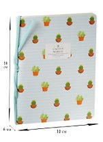 Записная книжка А6 58 листов "Cactus world"