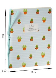 Записная книжка «Cactus world» А6, 58 листов, сшивка