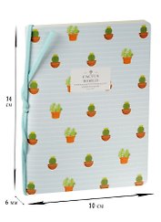Записная книжка А6 58 листов "Cactus world"