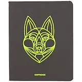 Тетрадь в клетку Listoff, "Total Black. Oh my dog", 48 листов, в ассортименте