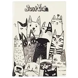 Тетрадь в линейку Asac, Just cats, B5, 40 листов
