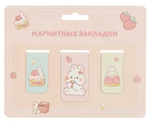 Магнитные закладки Kawaii Кролики (3 шт) (12-Duocai-202311-6)