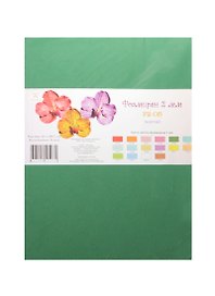 Фоамиран Рукоделие (F2-05) (зеленый) (5 листов) (2мм) (21х29,7см) (упаковка)