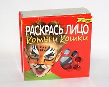 Набор для творчества, Новый формат, Раскрась лицо, Коты и кошки