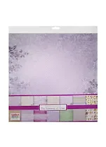 Набор бумаги для скрапбукинга 30,5*30,5см 190гр/м Новогодний Пейзаж, 8 листов