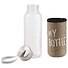 Бутылка в чехле джут My bottle/Май ботл (стекло) (300мл) - 1