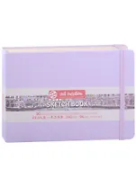 Блокнот для зарисовок 21*15см 80л "Art Creation" 140г/м2, 7БЦ, Фиолетовый пастельный пейзаж, Fabriano 