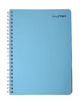 Тетрадь 80л кл. "Wind" евроспираль, пласт.обл.