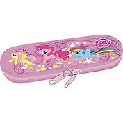 Пенал 1отд. "My little pony" металлический, на молнии, PROFF