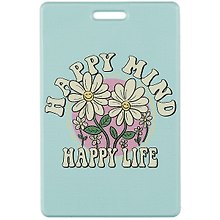 Чехол для карточек Happy mind, happy life