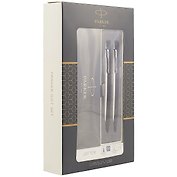 Набор подарочный (ручка шариковая синяя и механический карандаш), «Jotter Stainless Steel CT», Parker
