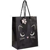 Подарочный пакет «Black cat», А5