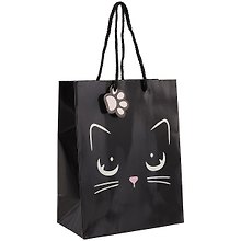Подарочный пакет «Black cat», А5