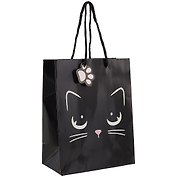 Подарочный пакет «Black cat», А5